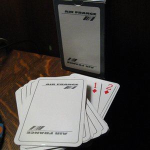 ✈Air France AF Vintage Playing Cards - Deck Box French Airplane Airline Souvenir